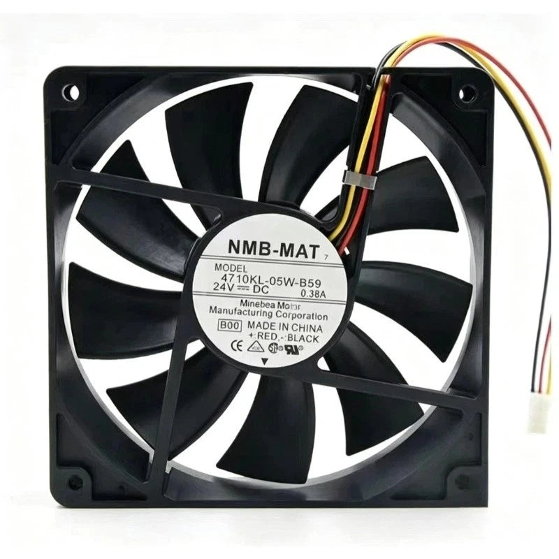 NMB 4710KL-05W-B59 DC Axial Fan 24VDC 119mm 114.7CFM