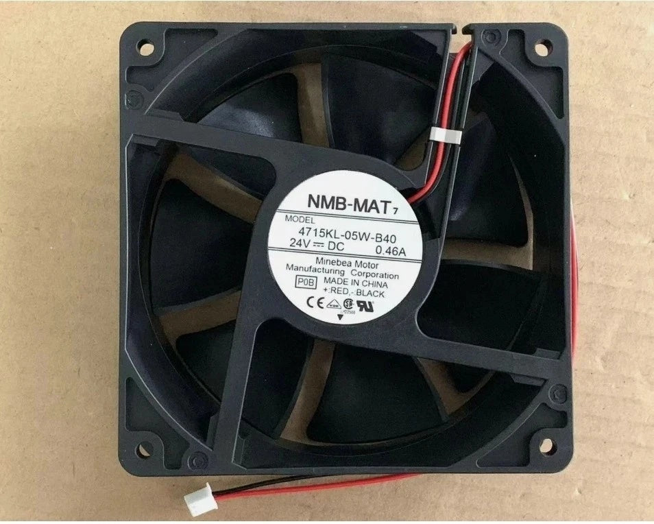NMB-MAT 4715KL-05W-B40 DC Axial Fan 24V 119x119x38mm 3200RPM