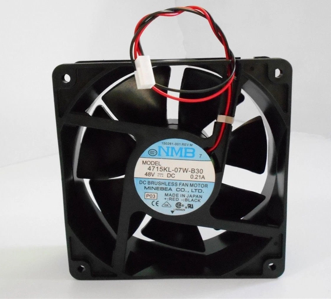 NMB-MAT 4715KL-07W-B30 DC Axial Fan 48V 119x119x38mm 2950RPM