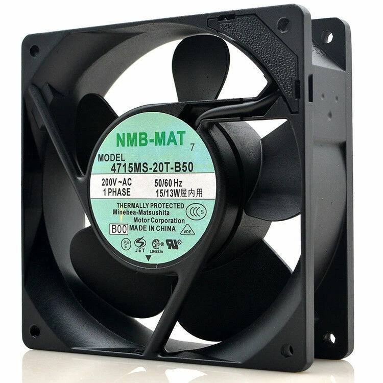 NMB-MAT 4715MS-20T-B50 AC Axial Fan 200VAC 119x119x38mm 50/60Hz