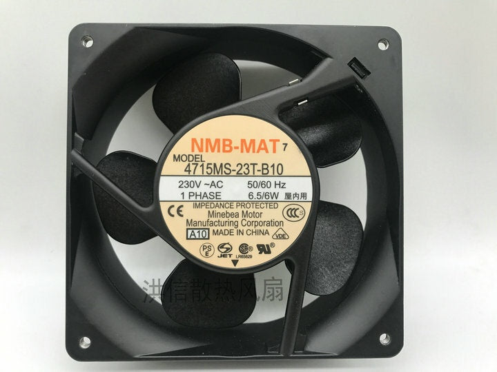 NMB-MAT 4715MS-23T-B10 AC Axial Fan 230VAC 119x119x38mm 50/60Hz