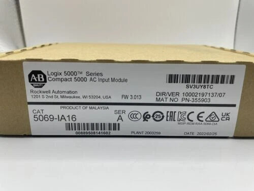 Allen-Bradley 5069-IA16 Input Module 16-Point 120/240V AC
