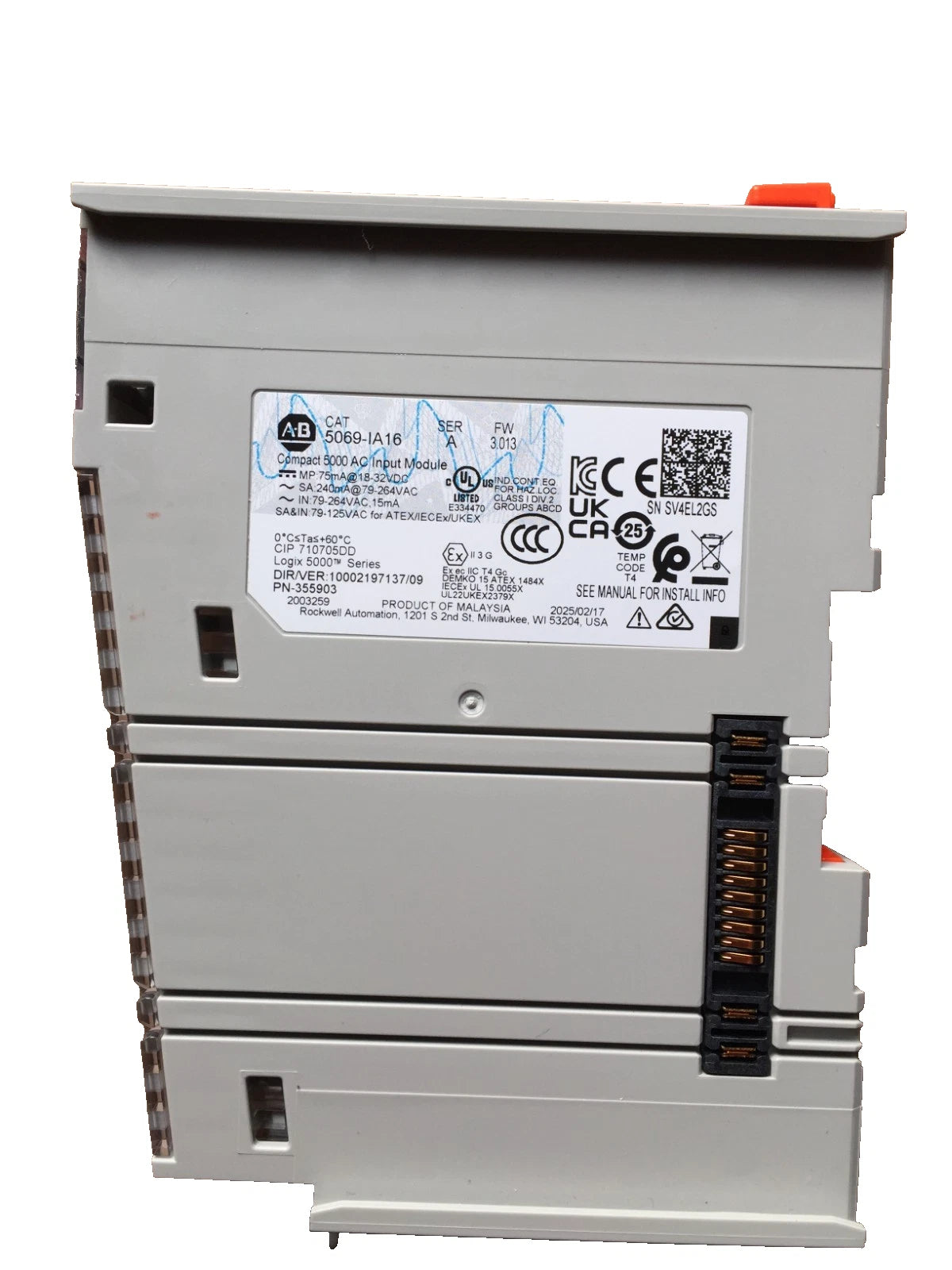 Allen-Bradley 5069-IA16 Input Module 16-Point 120/240V AC