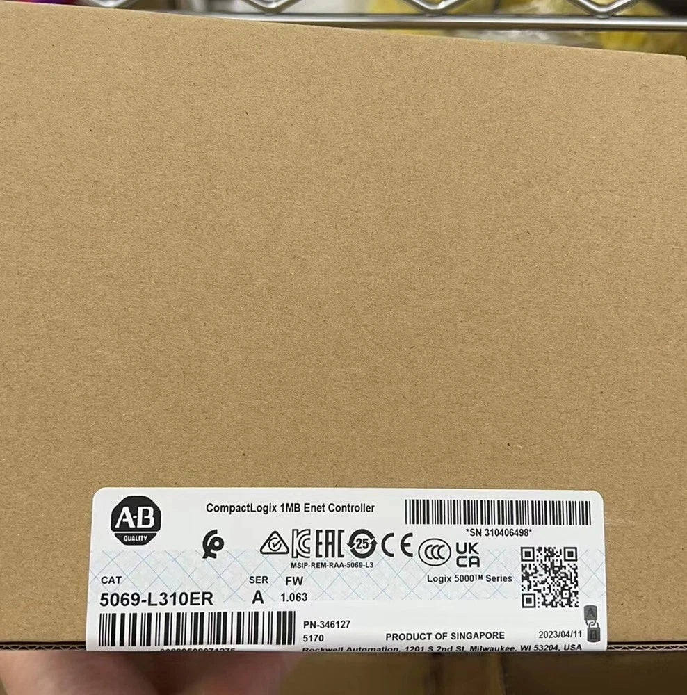 Allen-Bradley 5069-L310ER PLC Controller 1MB 16 I/O Modules 32 EtherNet/IP Devices