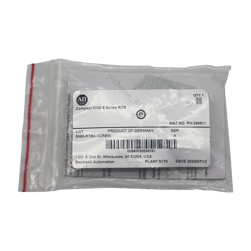 Allen-Bradley 5069-RTB6-SCREW Terminal Block 6-Pin 300V AC 10A
