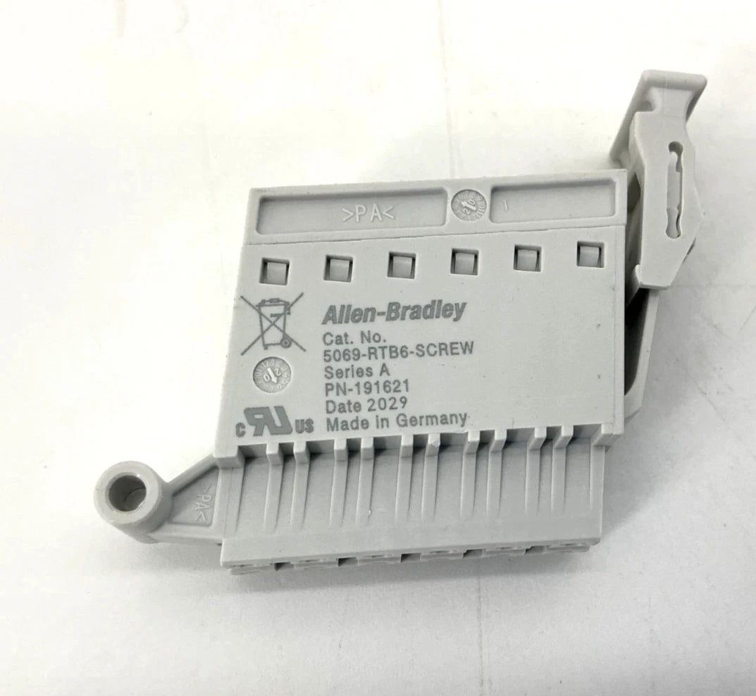 Allen-Bradley 5069-RTB6-SCREW Terminal Block 6-Pin 300V AC 10A