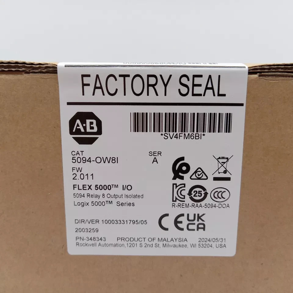 Allen-Bradley 5094-OW8I Output Module 8-Point Isolated Relay 5-240V AC