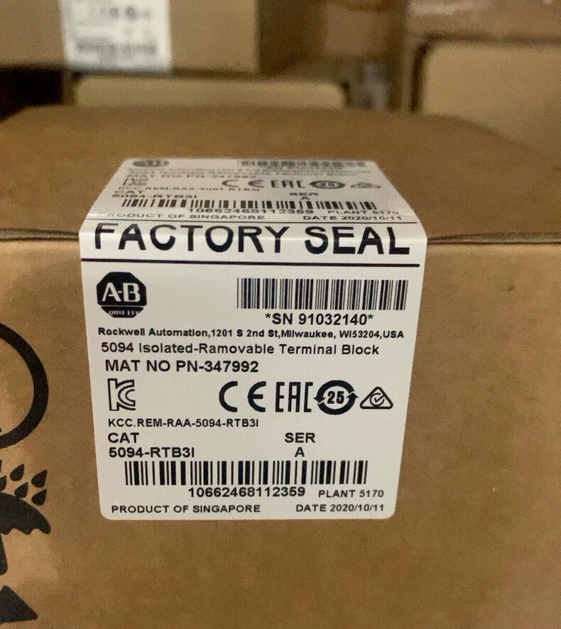 Allen-Bradley 5094-RTB3 Terminal Block Screw-Type 2A 32V DC