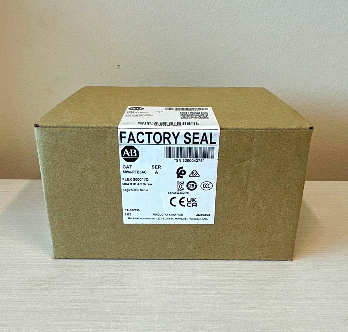 Allen-Bradley 5094-RTB3W Terminal Block Relay Screw 2A 240V AC