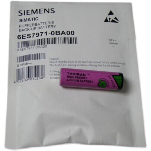 SIEMENS 6ES7971-0BA00 Backup Battery Industrial Supplier