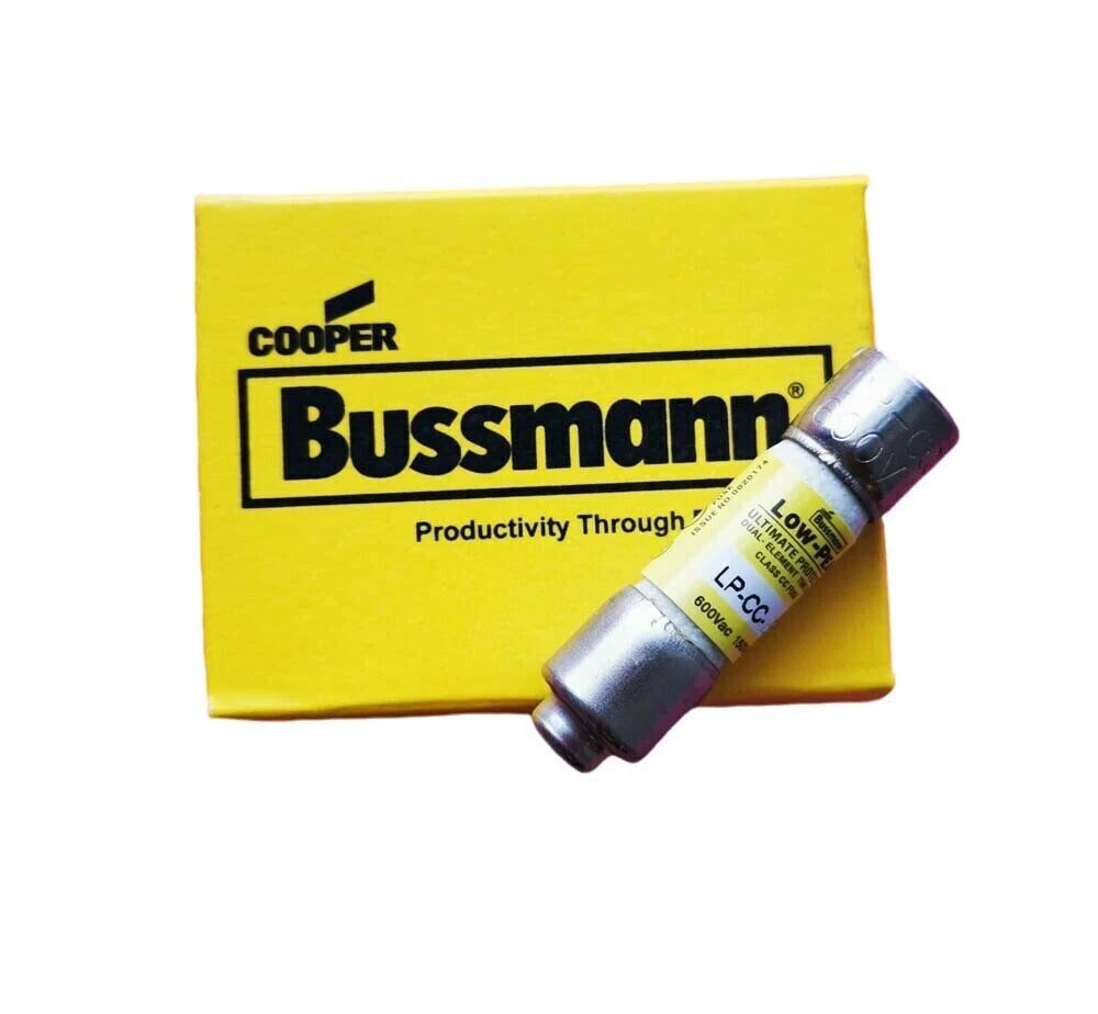 Eaton Bussmann LP-CC-1 Fuse, 1A, 600VAC/300VDC, Class CC Time-Delay