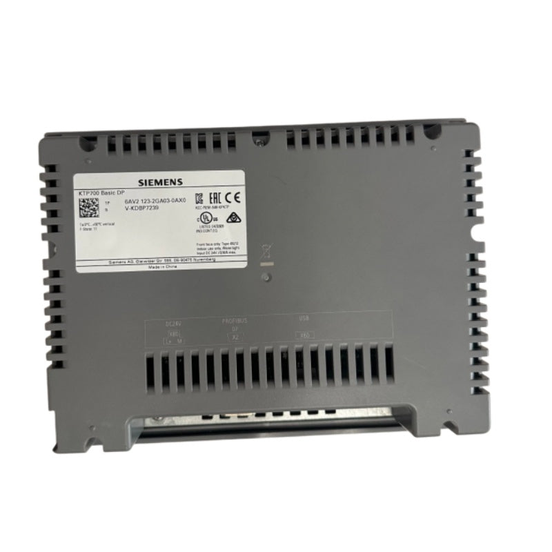 SIEMENS 6AV2123-2GA03-0AX0 HMI 7-Inch TFT 800x480 PROFIBUS