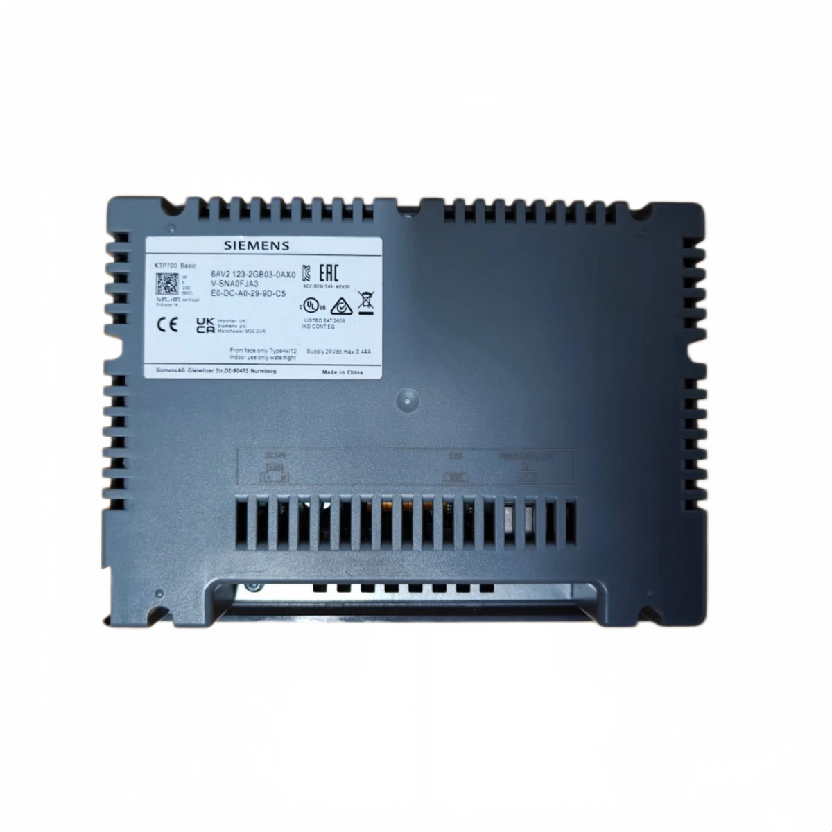 SIEMENS 6AV2123-2GB03-0AX0 HMI 7-Inch TFT 65536 Colors PROFINET