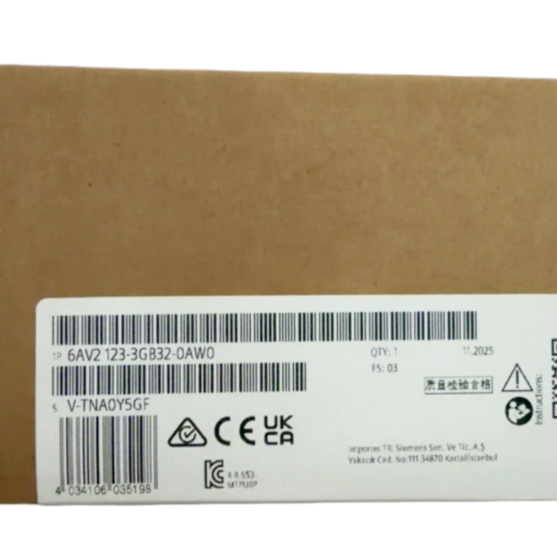 SIEMENS 6AV2123-3GB32-0AW0 HMI 7-Inch TFT 800x480 24VDC
