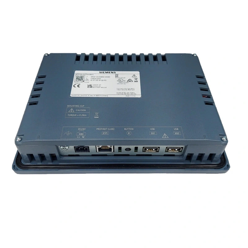 SIEMENS 6AV2123-3GB32-0AW0 HMI 7-Inch TFT 800x480 24VDC