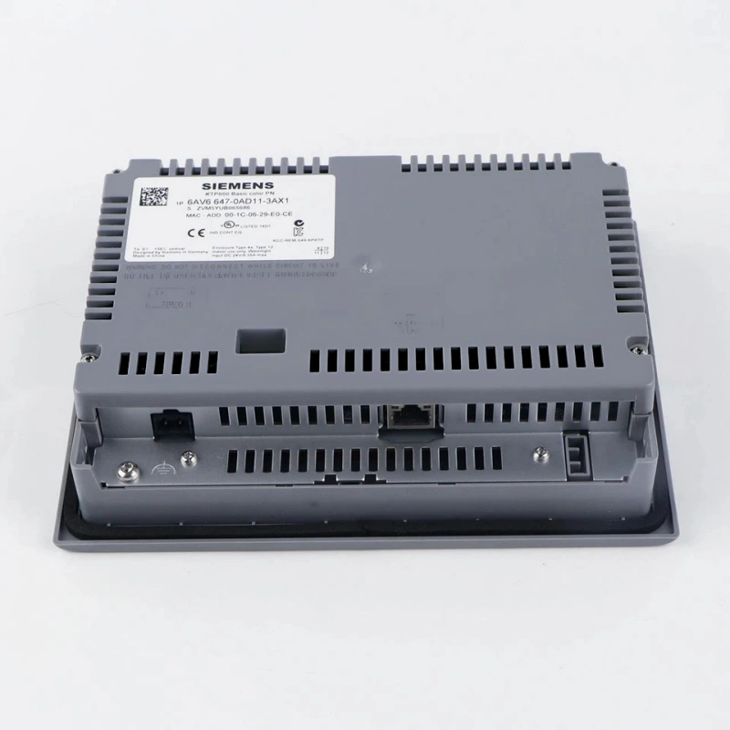 SIEMENS 6AV6647-0AD11-3AX1 HMI 6-Inch TFT 256 Colors PROFINET