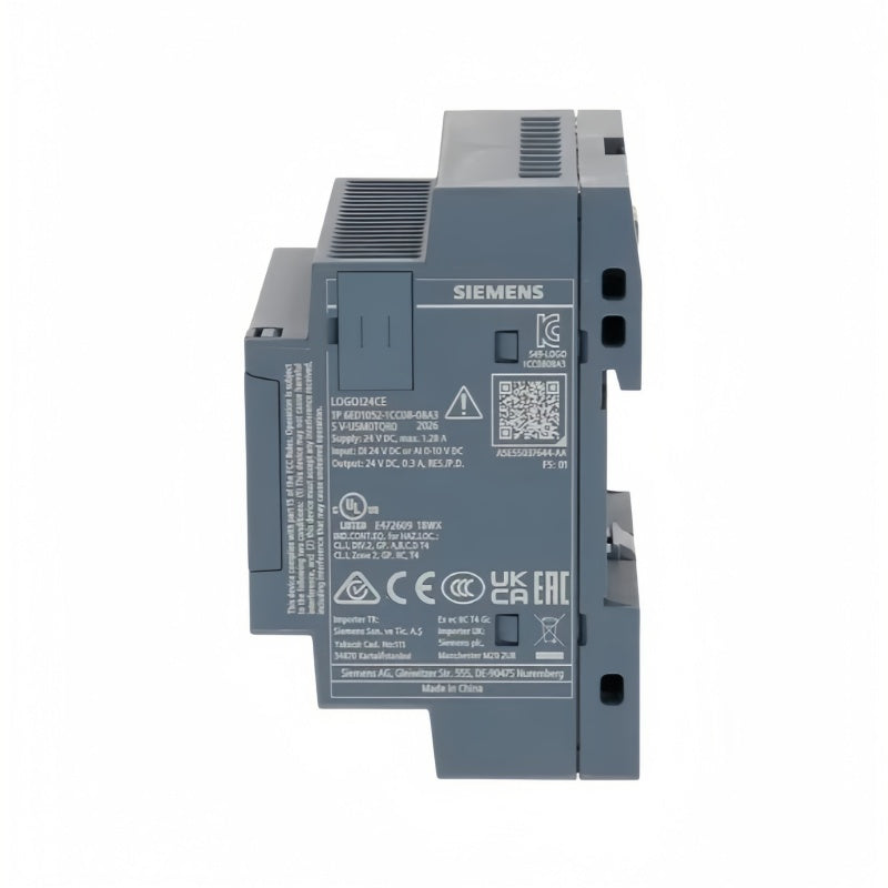 SIEMENS 6ED1052-1CC08-0BA3 Logic Control Module 24VDC 8DI 4DO