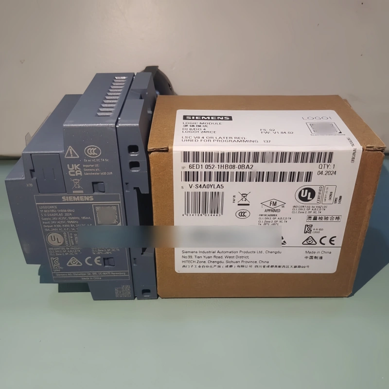 SIEMENS 6ED1052-1HB08-0BA2 Logic Control Module 24VAC/DC 8DI 4DO