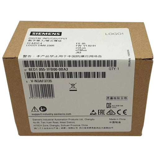 SIEMENS 6ED1055-1FB00-0BA2 Digital Expansion Module 8 DI 8 DO