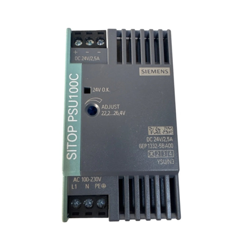SIEMENS 6EP1332-5BA00 Power Supply 24VDC 2.5A 60W