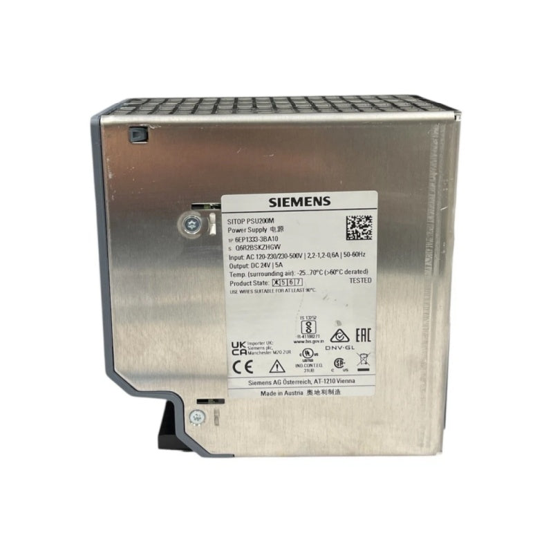 SIEMENS 6EP1333-3BA10 Power Supply 24VDC 5A 120W