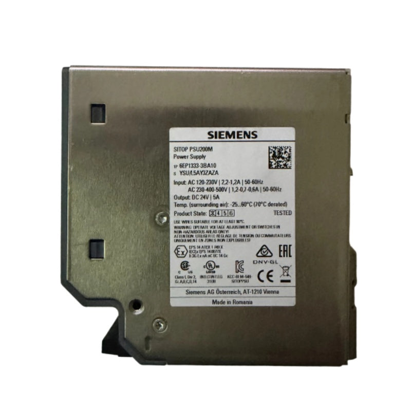 SIEMENS 6EP1333-3BA10-8AC0 Power Supply 24VDC 5A 120W