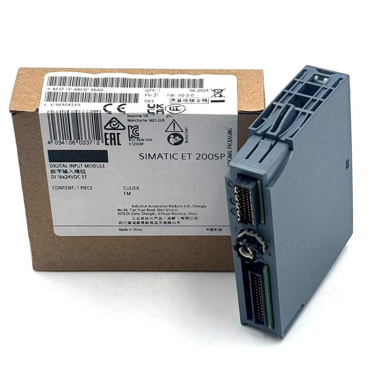 SIEMENS 6ES7131-6BH01-0BA0 Input Module 16 Digital Inputs 24VDC