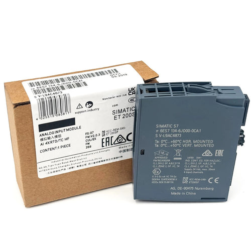 SIEMENS 6ES7134-6JD00-0CA1 Input Module 4 Analog Inputs 4-20mA