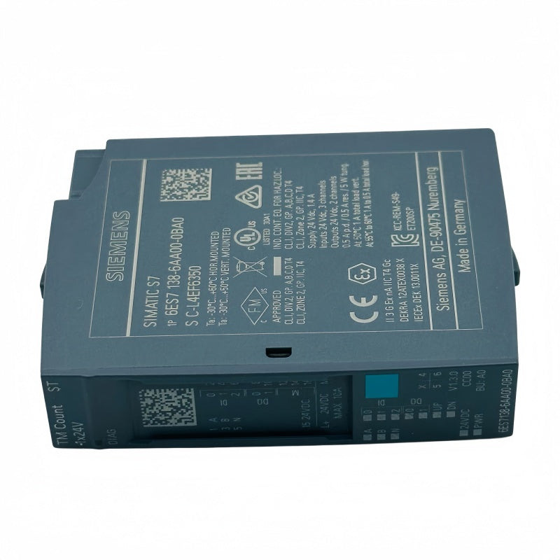 SIEMENS 6ES7138-6AA00-0BA0 TM Count 1x24V Counting Module 24VDC 800kHz