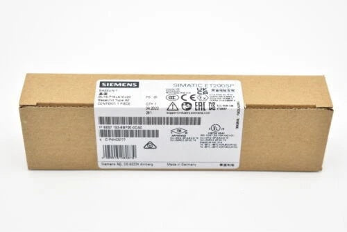 SIEMENS 6ES7193-6BP20-0DA0 PLC Module 24 VDC 15x141x35 mm