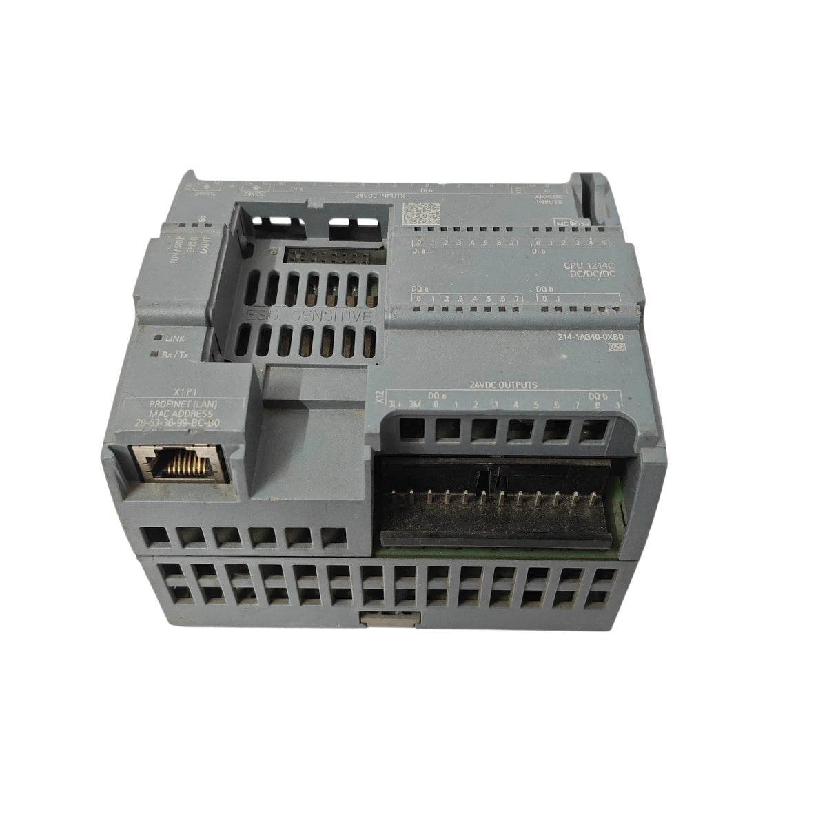 SIEMENS 6ES7214-1AG40-0XB0 PLC CPU 1214C DC/DC/DC 150KB