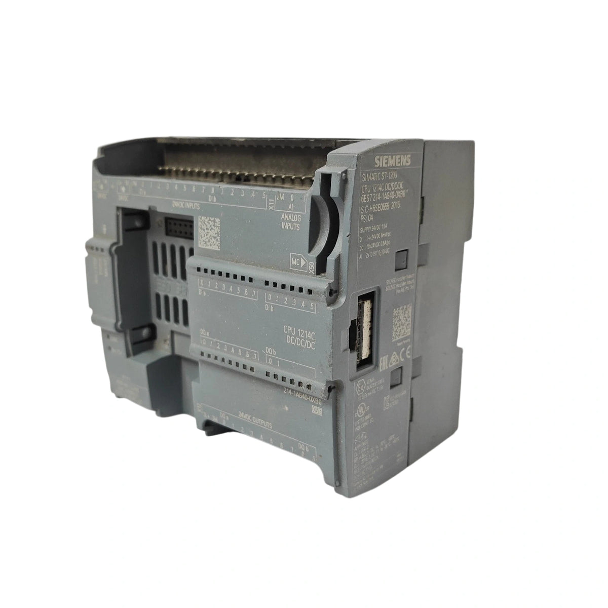 SIEMENS 6ES7214-1AG40-0XB0 PLC CPU 1214C DC/DC/DC 150KB