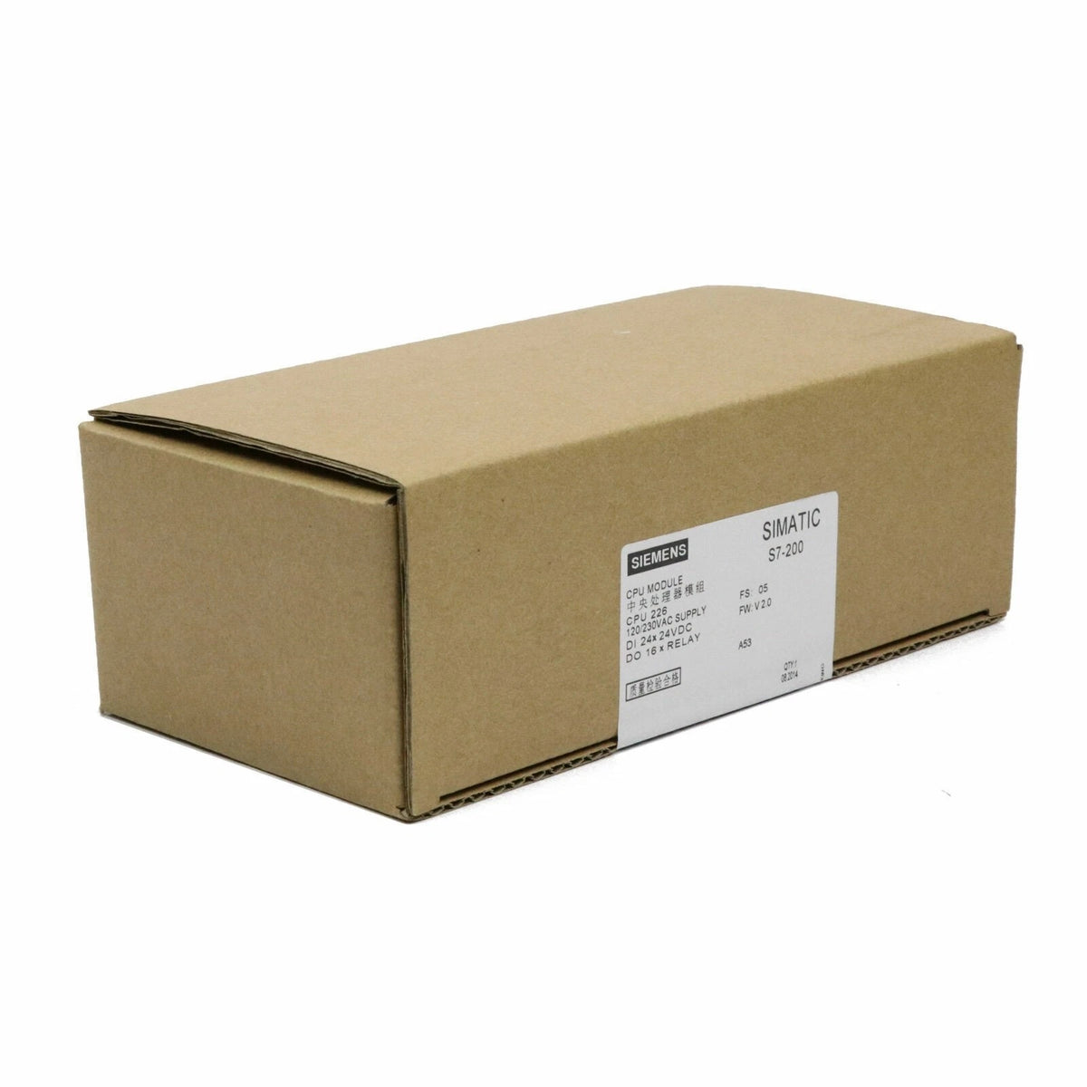 SIEMENS 6ES7216-2BD23-0XB0 CPU Module 24VDC 24 DI 16 DO