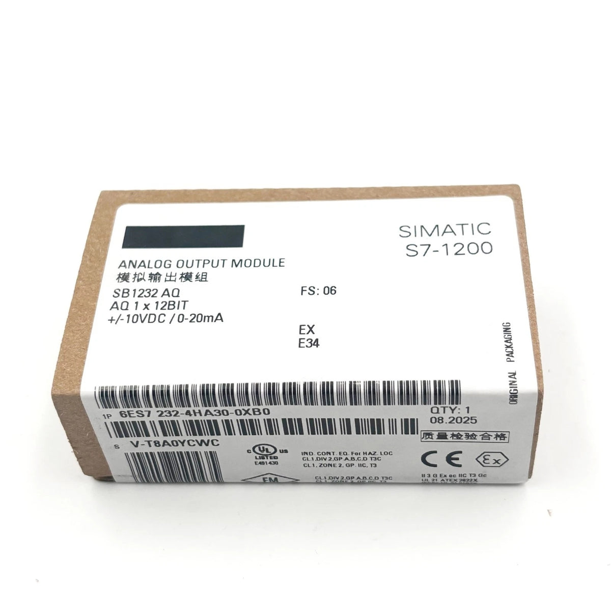SIEMENS 6ES7232-4HA30-0XB0 PLC Module 4 Analog Outputs 0-10V