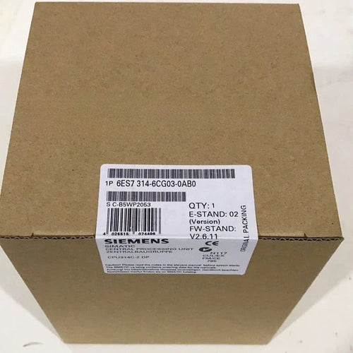 SIEMENS 6ES7314-6CG03-0AB0 PLC Module 24VDC 128KB