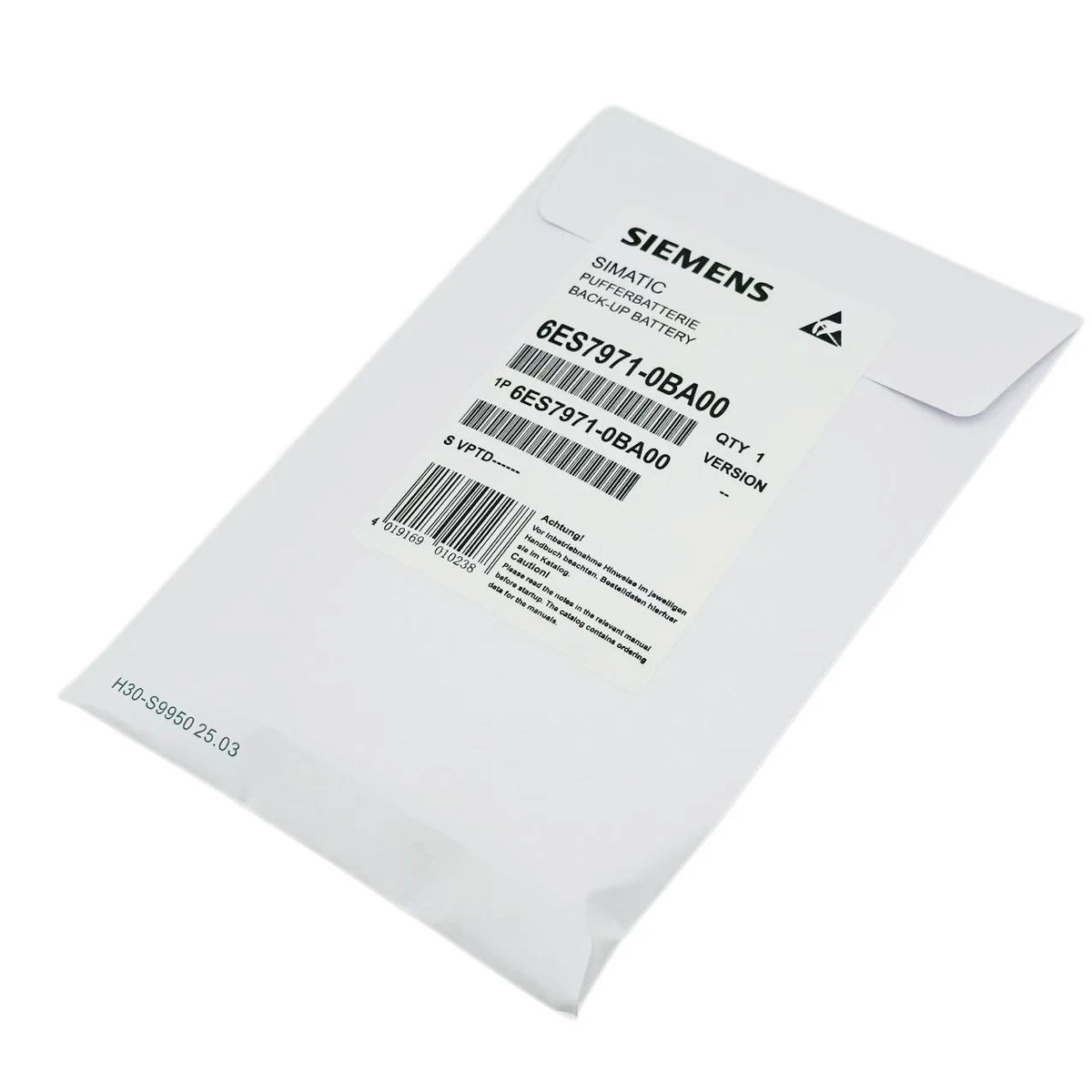 SIEMENS 6ES7971-0BA00 Battery 3.6V Lithium