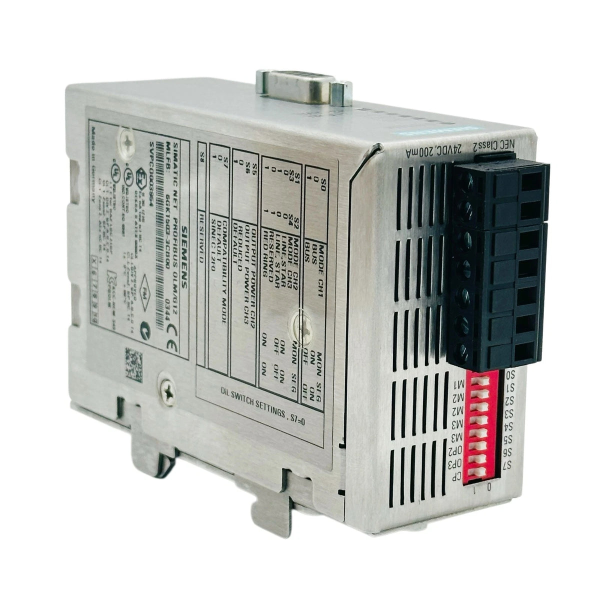 SIEMENS 6GK1503-3CB00 PLC Module PROFIBUS Optical Link Module