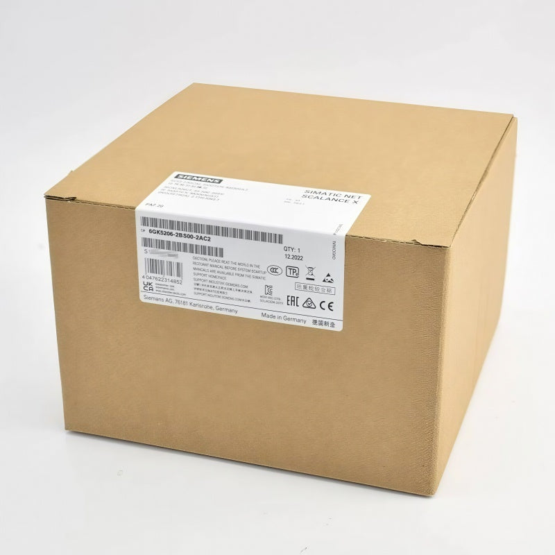 SIEMENS 6GK5206-2BS00-2AC2 SCALANCE X206-2SFP Ethernet Switch 6xRJ45 2xSFP