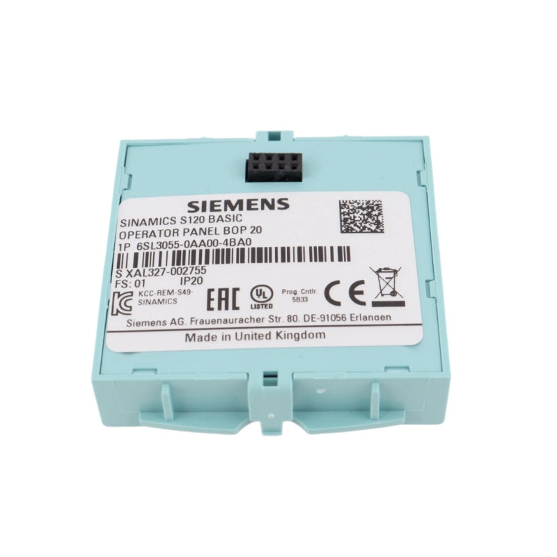 SIEMENS 6SL3055-0AA00-4BA0 Basic Operator Panel BOP20 2-Line 6-Key