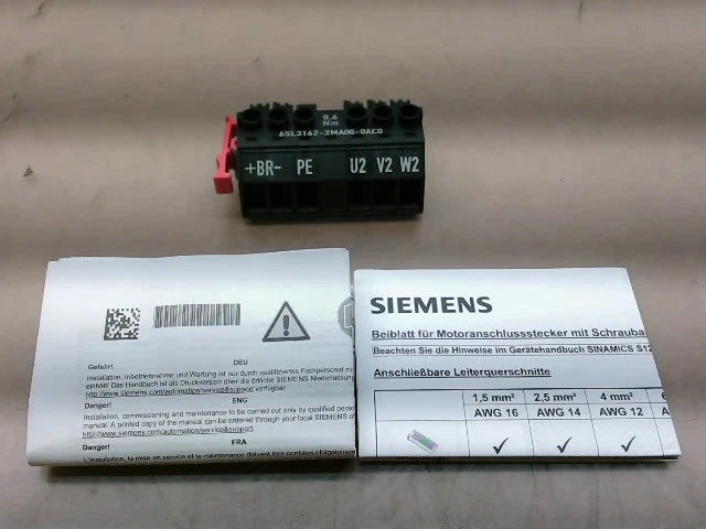 SIEMENS 6SL3162-2MA00-0AC0 Power Connector Screw Terminals 3-30 A