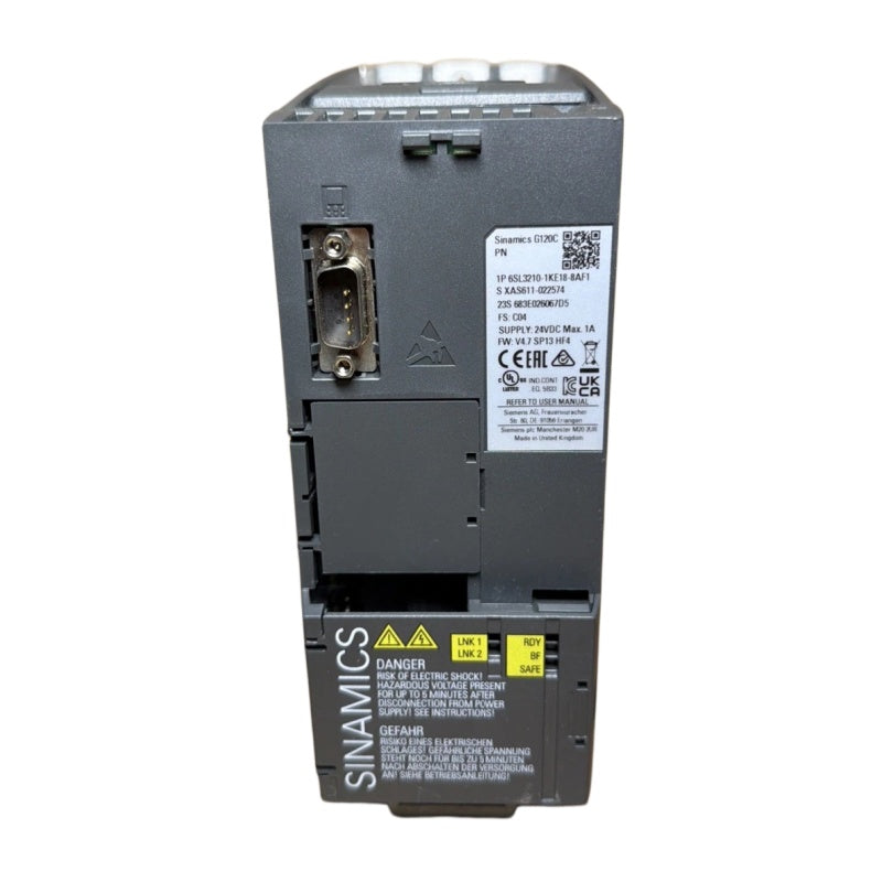 SIEMENS 6SL3210-1KE18-8AF1 Variable Frequency Drive 4kW 380-480V