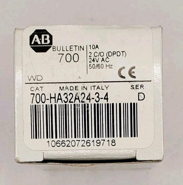 Allen-Bradley 700-HA32A24 General Purpose Relay DPDT 10A 24V AC