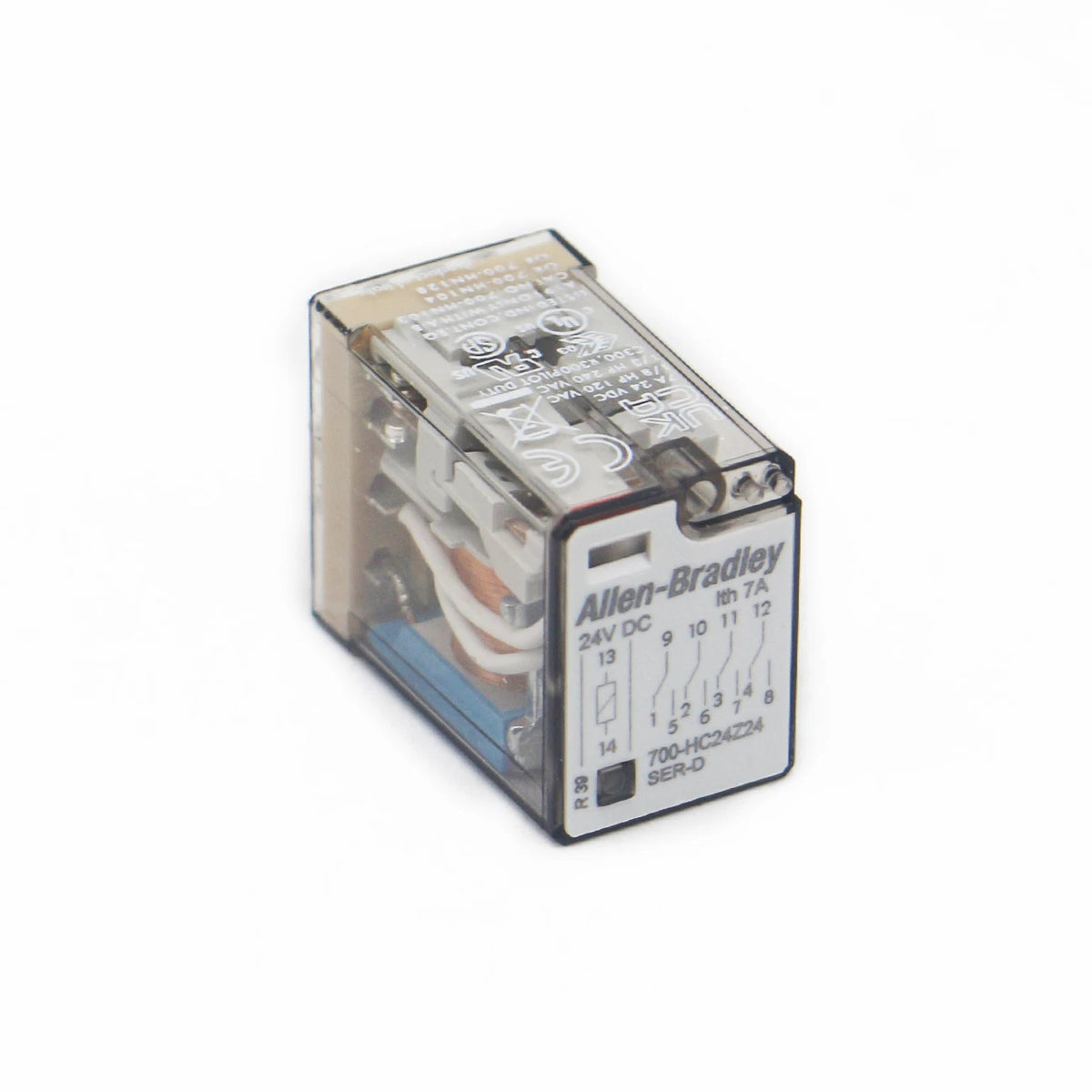 Allen-Bradley 700-HC24Z24 General Purpose Relay 4PDT 7A 24V DC