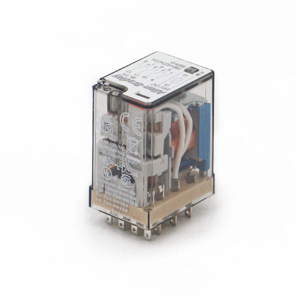 Allen-Bradley 700-HC24Z24 General Purpose Relay 4PDT 7A 24V DC
