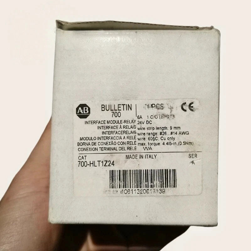 Allen-Bradley 700-HLT2Z24 Relay 24V DC SPDT 6A Spring Clamp
