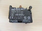 Allen-Bradley 800F-X01 Contact Block 1NC 10A 600V Screw Terminal