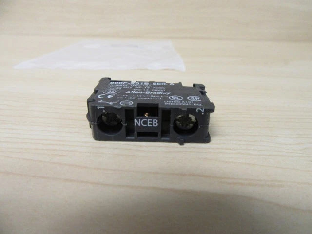 Allen-Bradley 800F-X01 Contact Block 1NC 10A 600V Screw Terminal