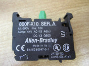 Allen-Bradley 800F-X10 Contact Block 1NO 10A 600V Screw Terminal