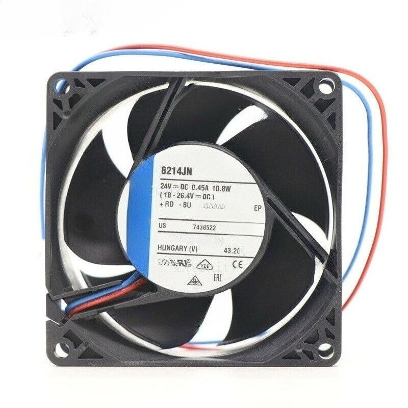 Ebmpapst 8214JN Axial Fan 24VDC 80x80x38mm 4.5W