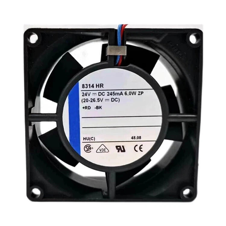 Ebmpapst 8314HR Axial Fan 24VDC 80x80x32mm 3.5W